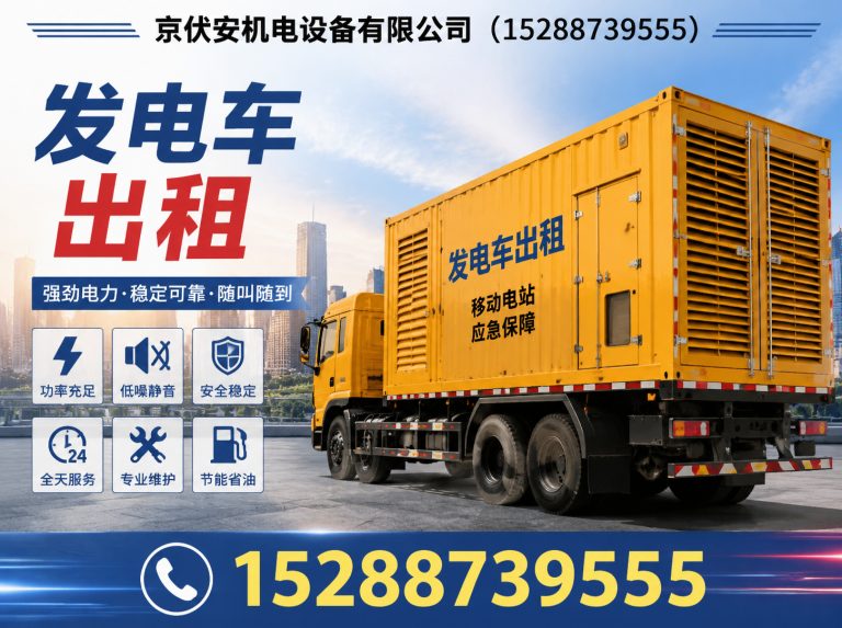 来宾应急发电机出租展示图